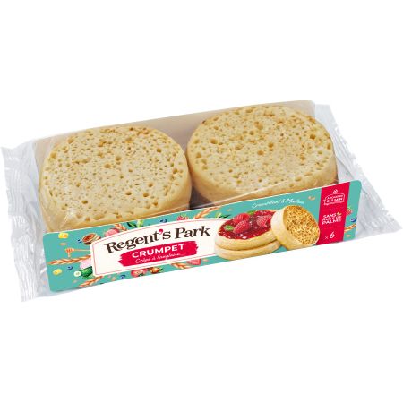 Regent's Park Crumpet 330gr (6 Crumpets)