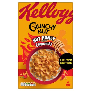 Kellogg's Limited Edition Crunchy Nut Hot Honey Flavour Crunchies 420g