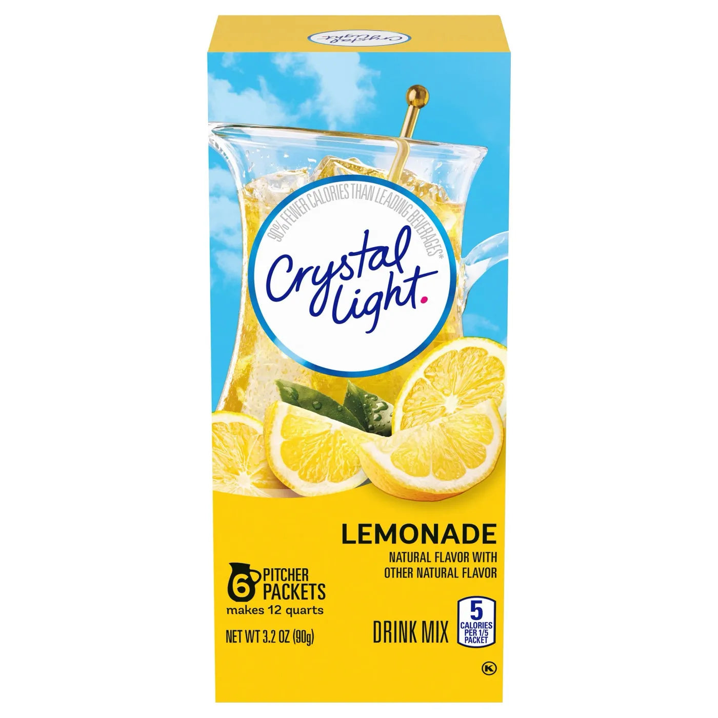 Crystal Light lemonade 90gr (12 quarts)