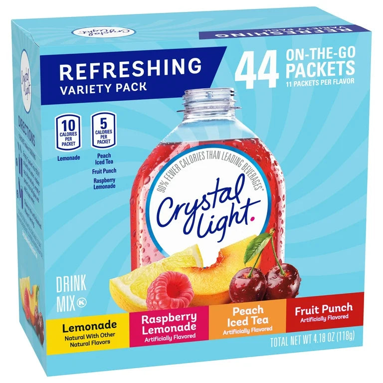 Crystal Light Variety Pack OTG 44pcs