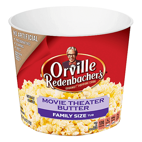 Orville Redenbacher's Movie Theater Butter Family Size Tub 110gr