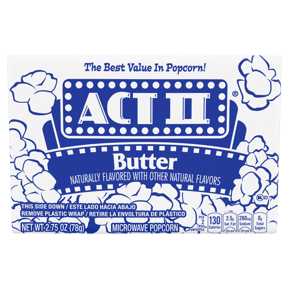 Act II Butter 78gr single pack