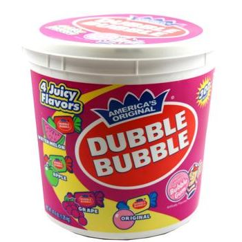 Dubble Bubble 4 flavors 300pcs (1.35kg)