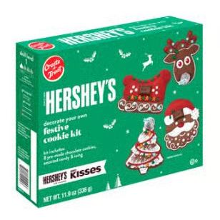 CAT Hershey's decorate your own festive cookie kit 336gr