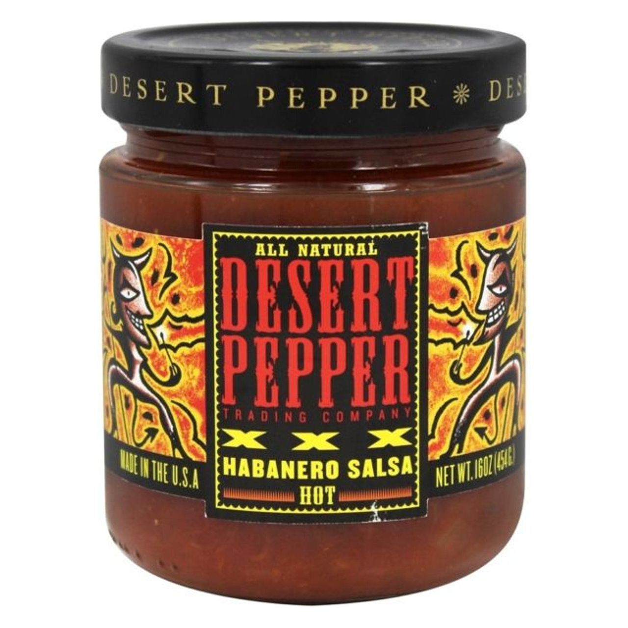 Desert Pepper XXX Habanero Salsa Hot 454gr