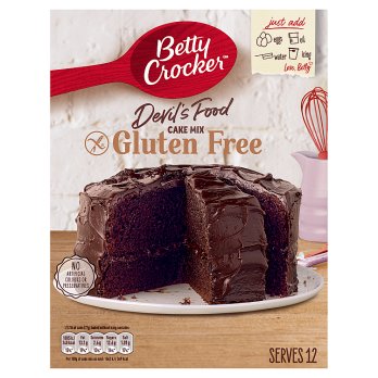 Betty Crocker Devil Food Cake Mix Gluten Free 425gr (UK)