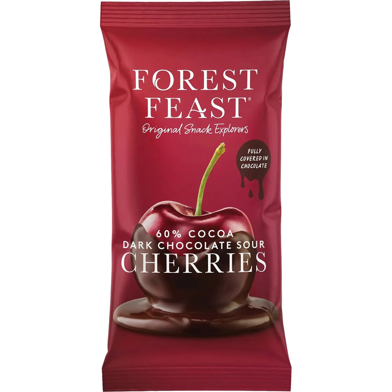 Forest Feast Dark Chocolate Sour Cherries 40gr (UK)