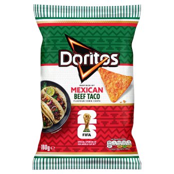 Doritos Mexican Beef Taco Tortilla Sharing Crisps 180g