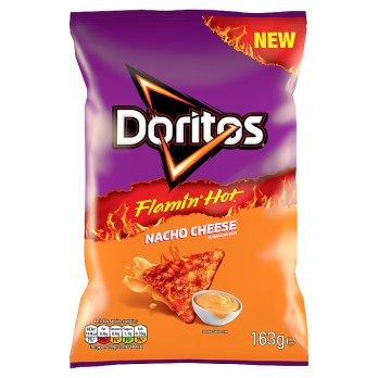 Doritos Flamin Hot Nacho Cheese Sharing Crisps 163g