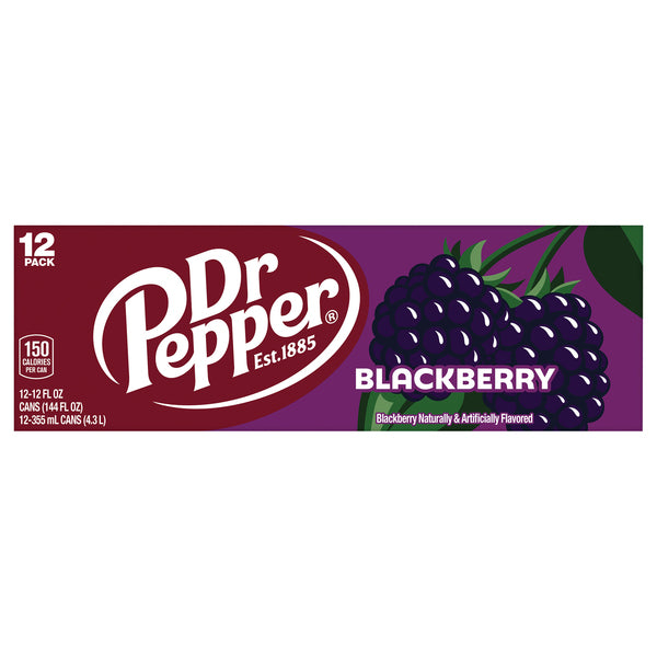 Dr Pepper Blackberry 12pk