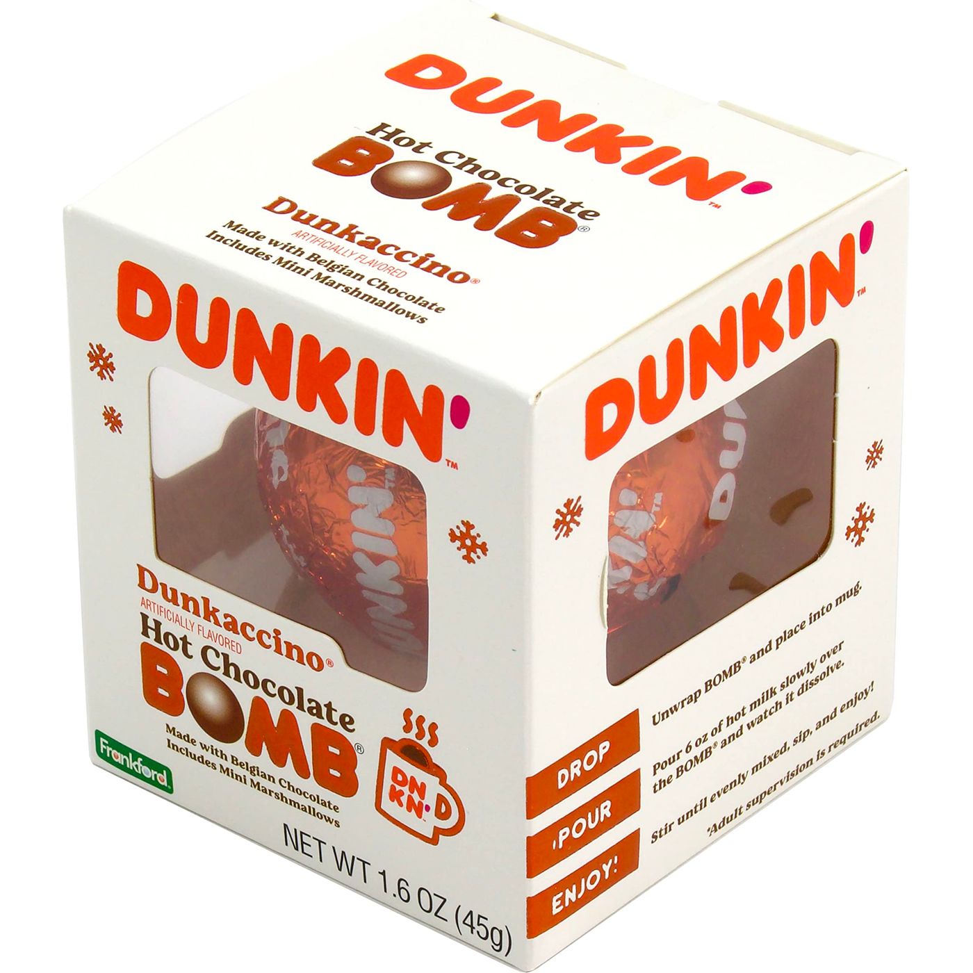 Dunkin Dunkaccino Hot Chocolate bomb 45gr