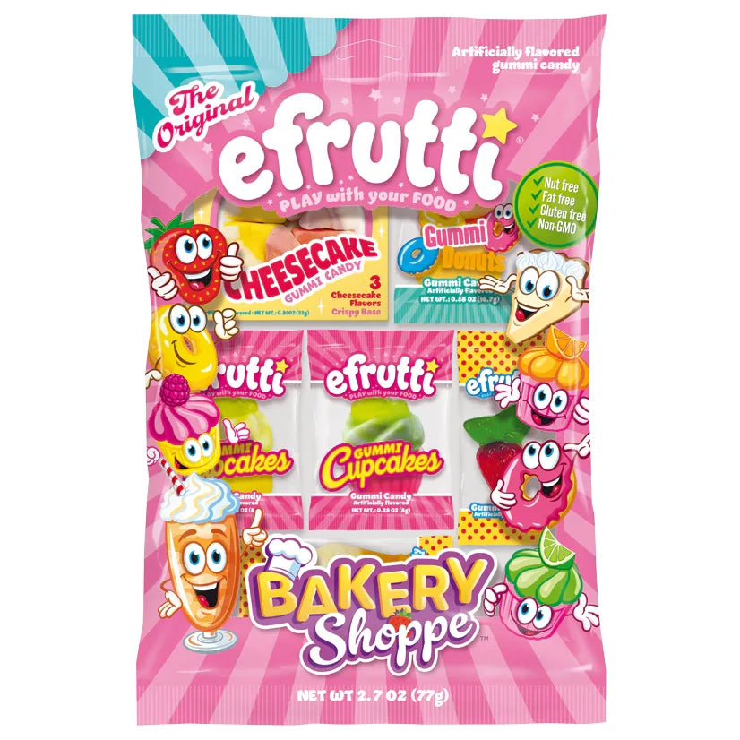 efrutti gummies bakery shoppe 77gr