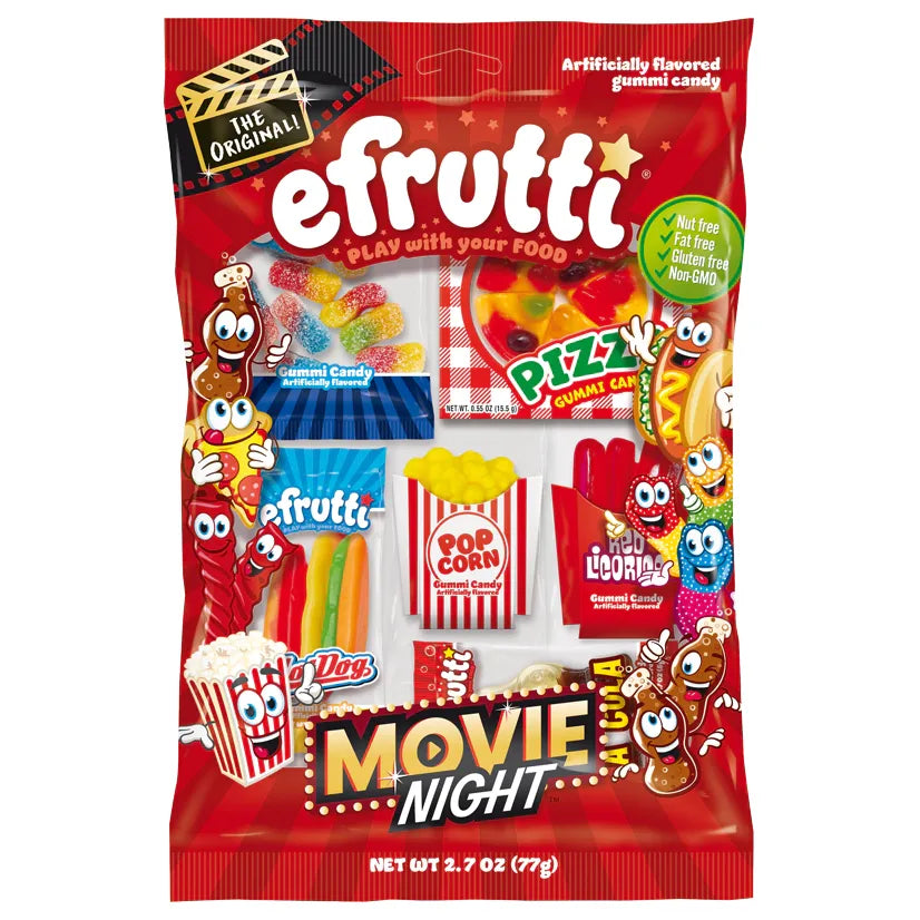 efrutti gummies movie night 77gr