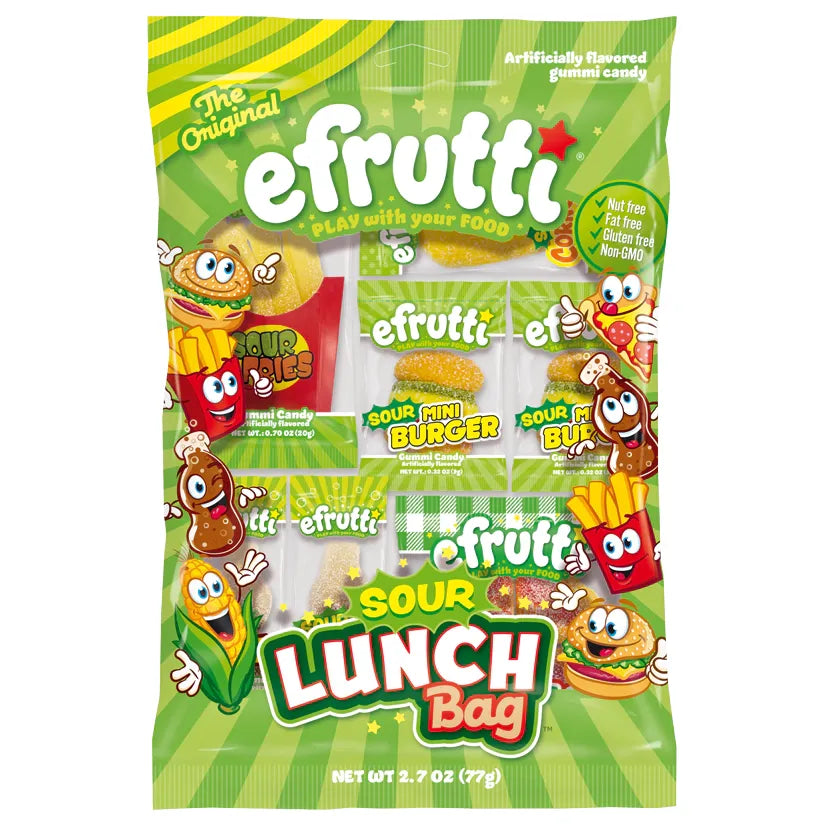 Efrutti gummies sour lunch bag 77gr