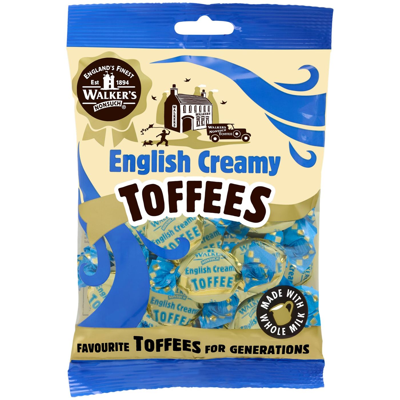 walkers english creamy toffees 150gr