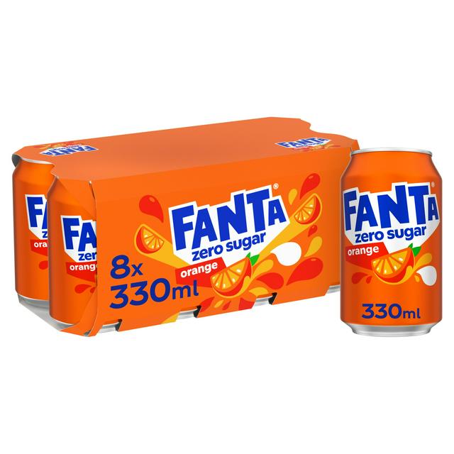 Fanta Zero orange 8pk