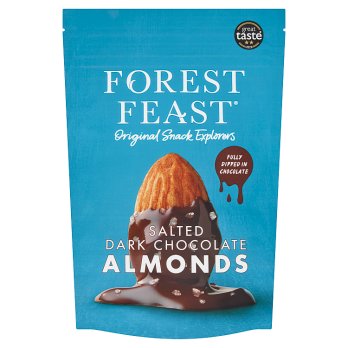 Forest Feast Salted Dark Chocolate Almonds 120gr