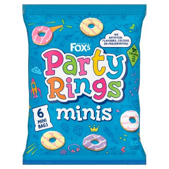 Fox Party Ring Minis 6pk (6x21gr)