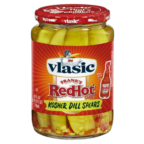 Vlasic Kosher Dill Spears Franks RedHot 710ml