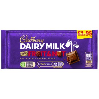 Cadbury Dairy Milk Fruit & Nut 95gr