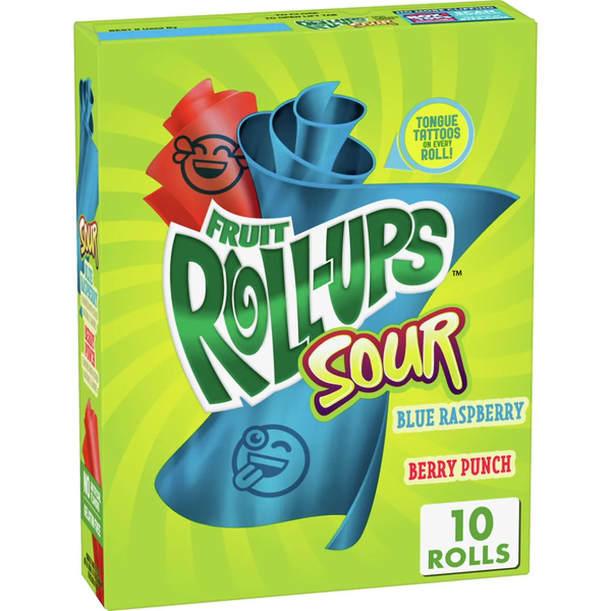 Fruit Roll up Sours Variety 10rolls 141gr