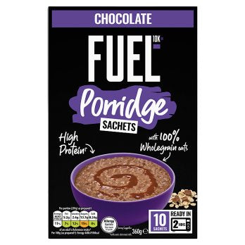 Fuel 10k chocolate porridge 10pk
