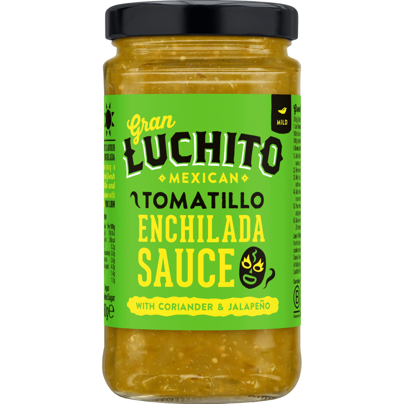 Gran Luchito Tomatillo Enchilada Sauce 360gr