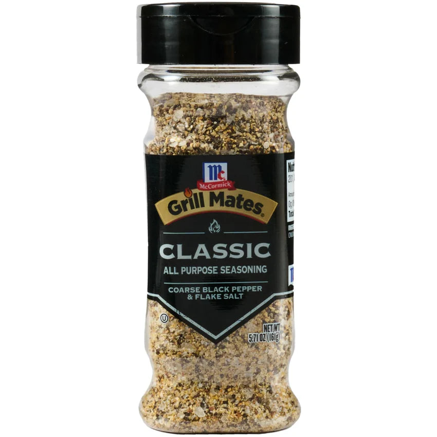 McCormick Grill Mates Coarse Black Pepper & Flake Salt Seasoning 160gr