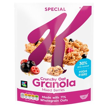 Kellogg's Crunchy Oats Granola Mixed Berries 350gr