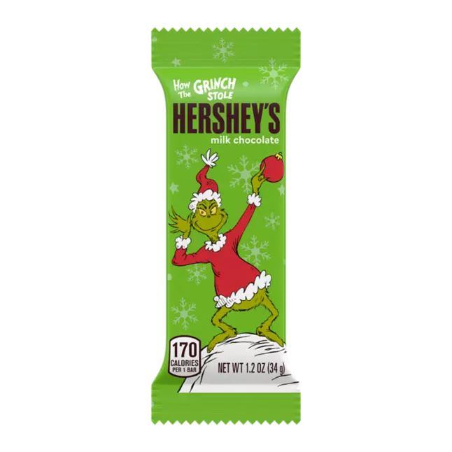Hershey's Milk Chocolate Bar Grinch 34gr