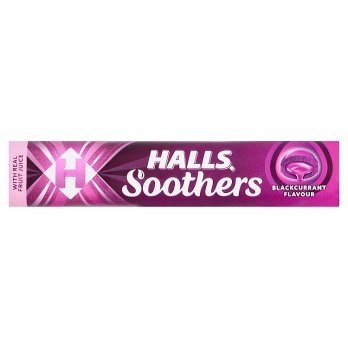 Halls Soothers Blackcurrant 45gr