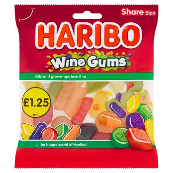 Haribo Wine Gums 140gr