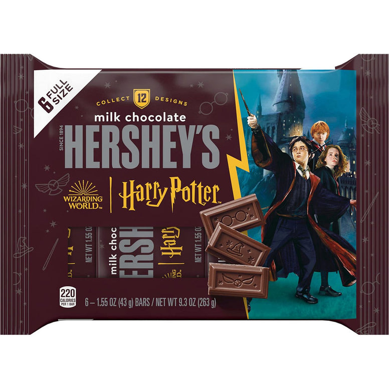 Hershey Harry Potter Chocolate Bar 6pk (263gr)