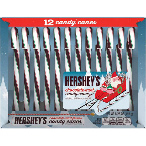 Hershey Chocolate Mint Candy Cane 149gr