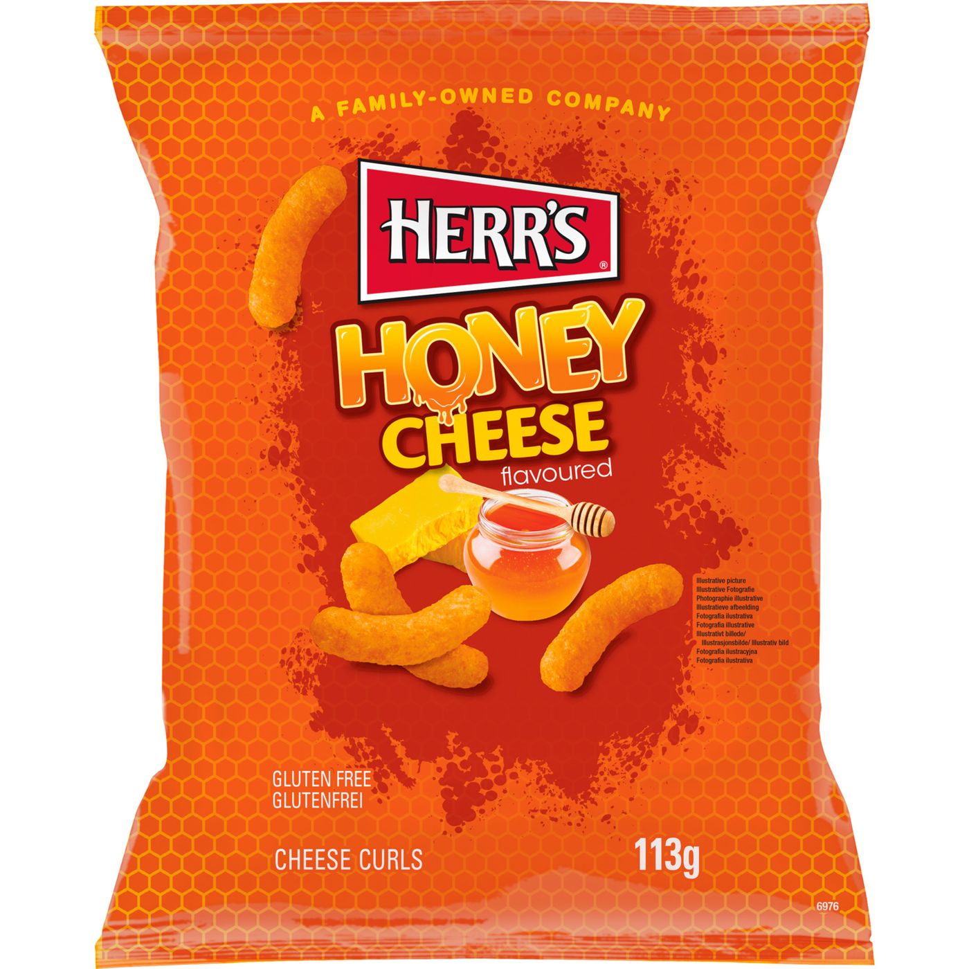 herr's honey cheese curls 113gr