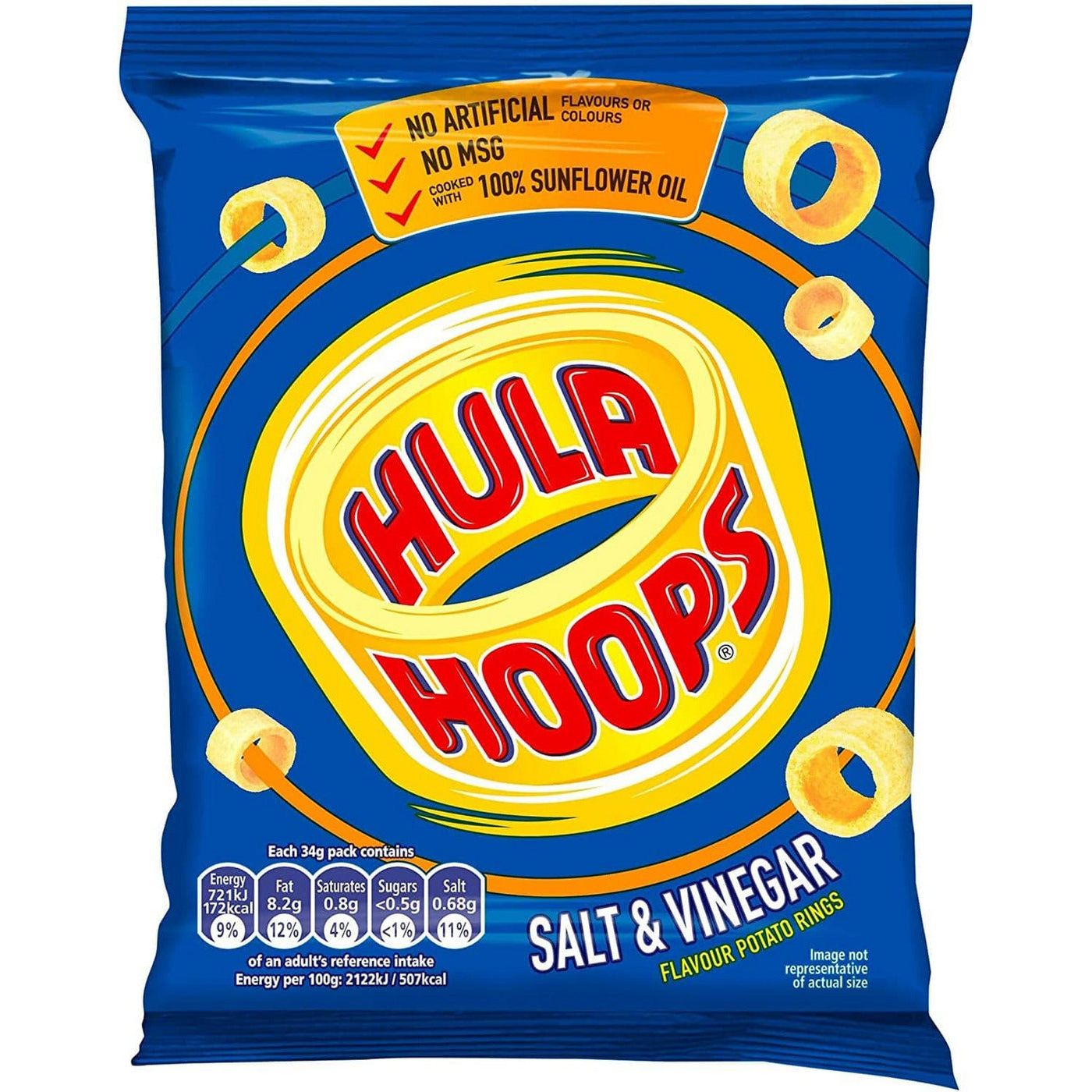 Hula hoops Salt & Vinegar 35gr