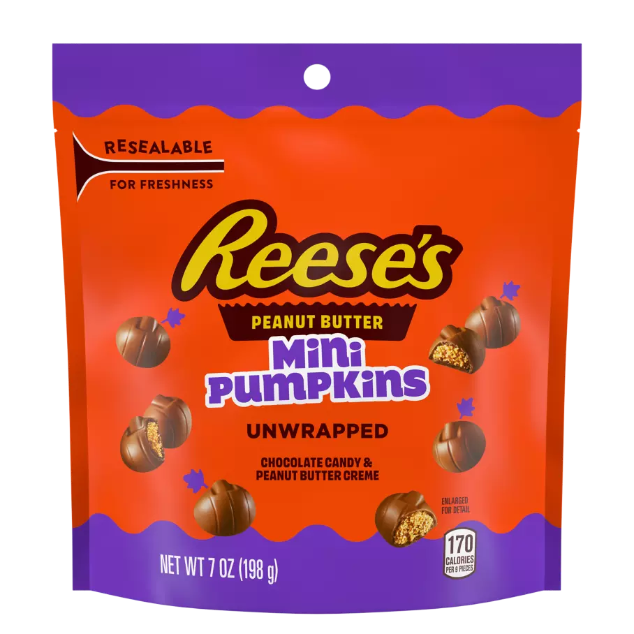 Hershey Reese's Mini Pumpkins Unwrapped 198gr (large pack)