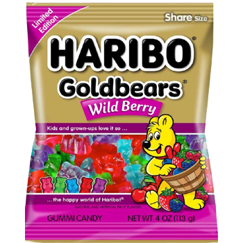 Haribo Goldbears Wild Berry 113gr (Limited edition)