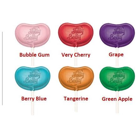 Jelly belly lollipops 17gr x 6 (6pcs)