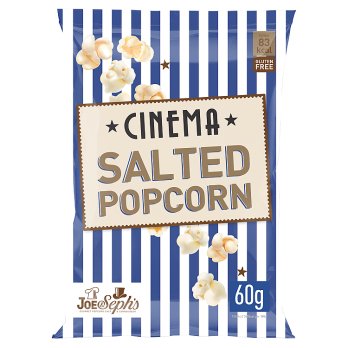 Joe & Seph's Cinema Salted Popcorn 60g
