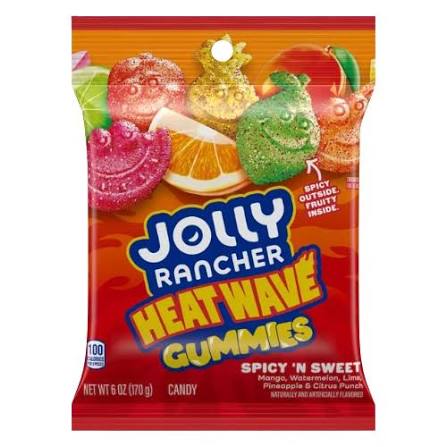Jolly rancher heat wave gummies 170gr