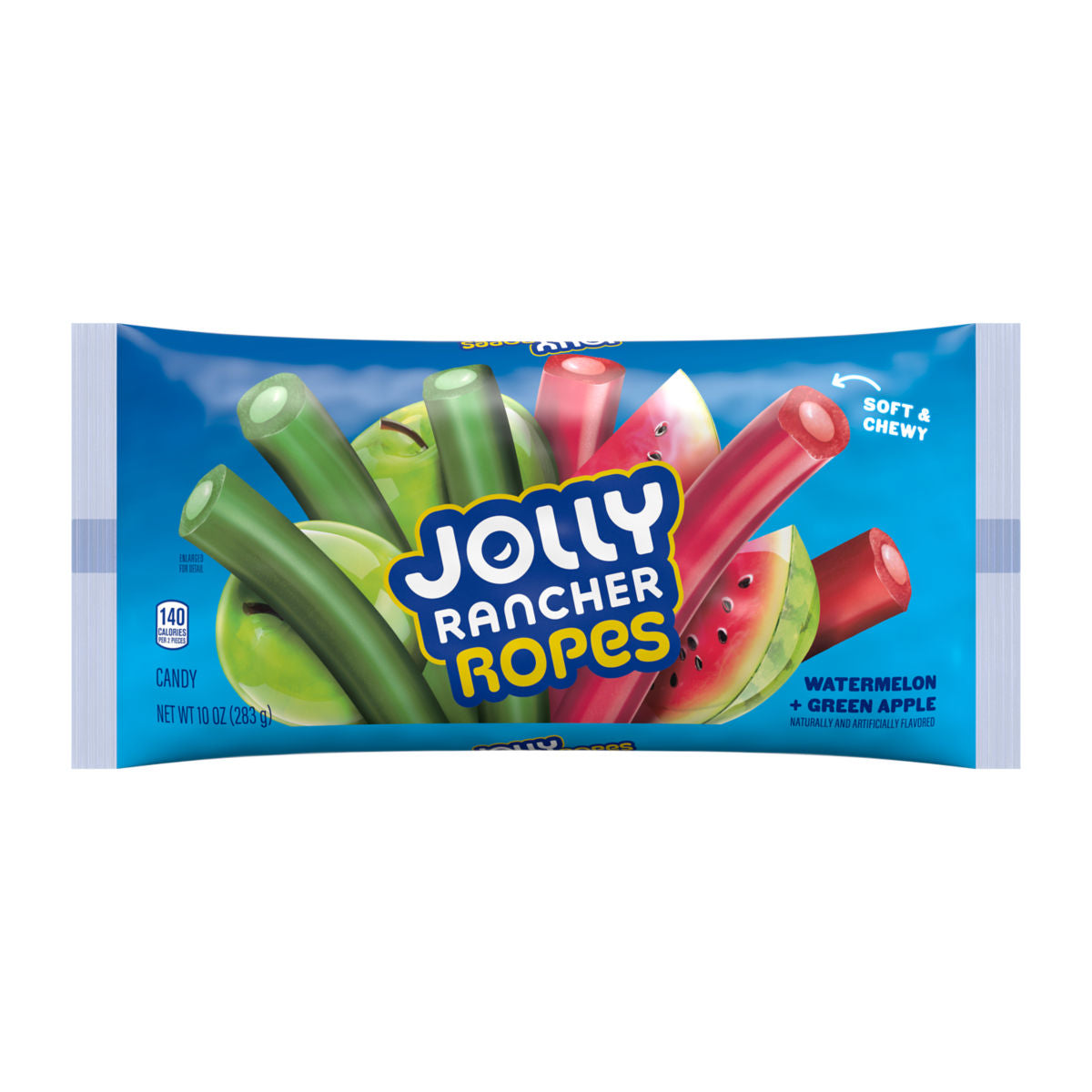 Jolly Rancher Watermelon & Green Apple Ropes 283gr (large bag)