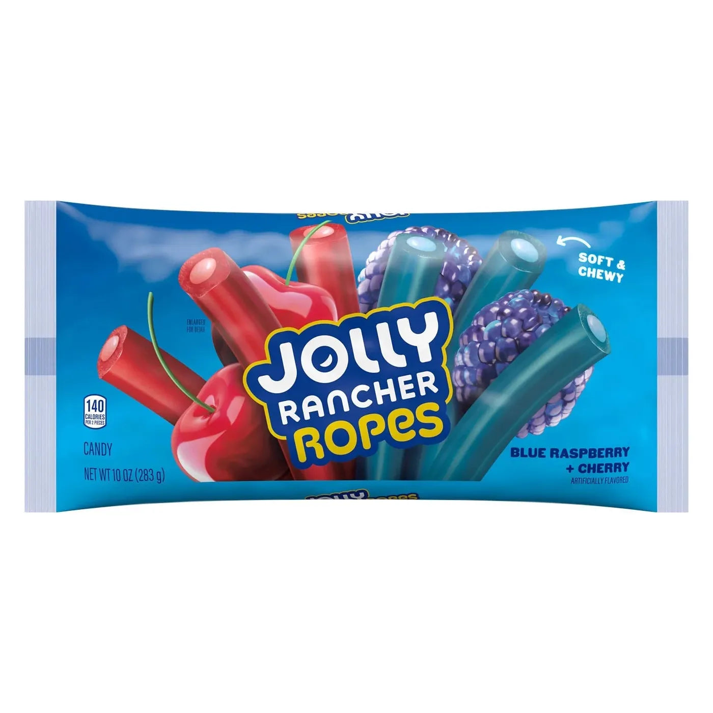 Jolly Rancher Ropes Blue Raspberry & Cherry 170gr (exp 30th Nov 2025)