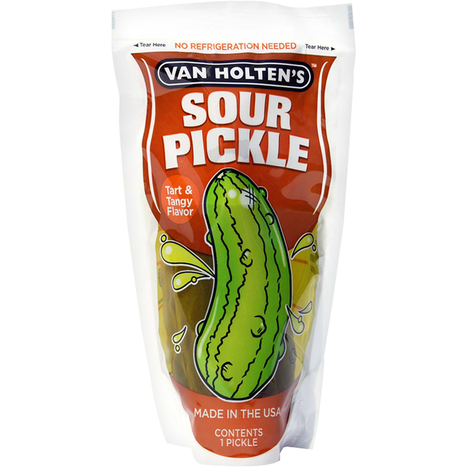 Van Holten's Jumbo Sour Pickle (Tart & Tangy Flavor) 140gr