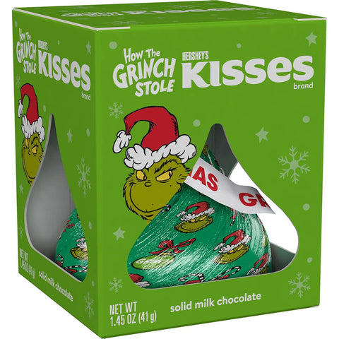 Hershey Kisses Milk Chocolate The Grinch Single 41gr