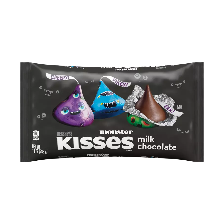 Hershey Kisses Monsters Foil 255gr (large bags)