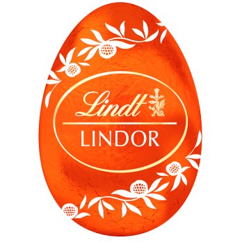 Lindt Lindor Filled Orange Chocolate Easter Egg 28g