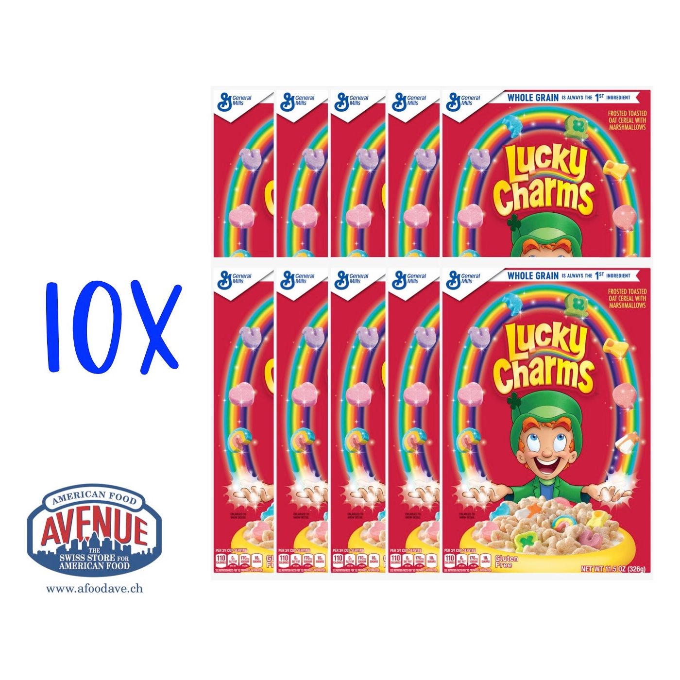 Lucky Charms Large size Deal 10x422gr