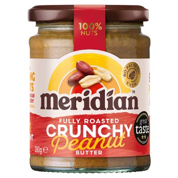 Meridian Crunchy Peanut Butter Palm Oil Free 280g