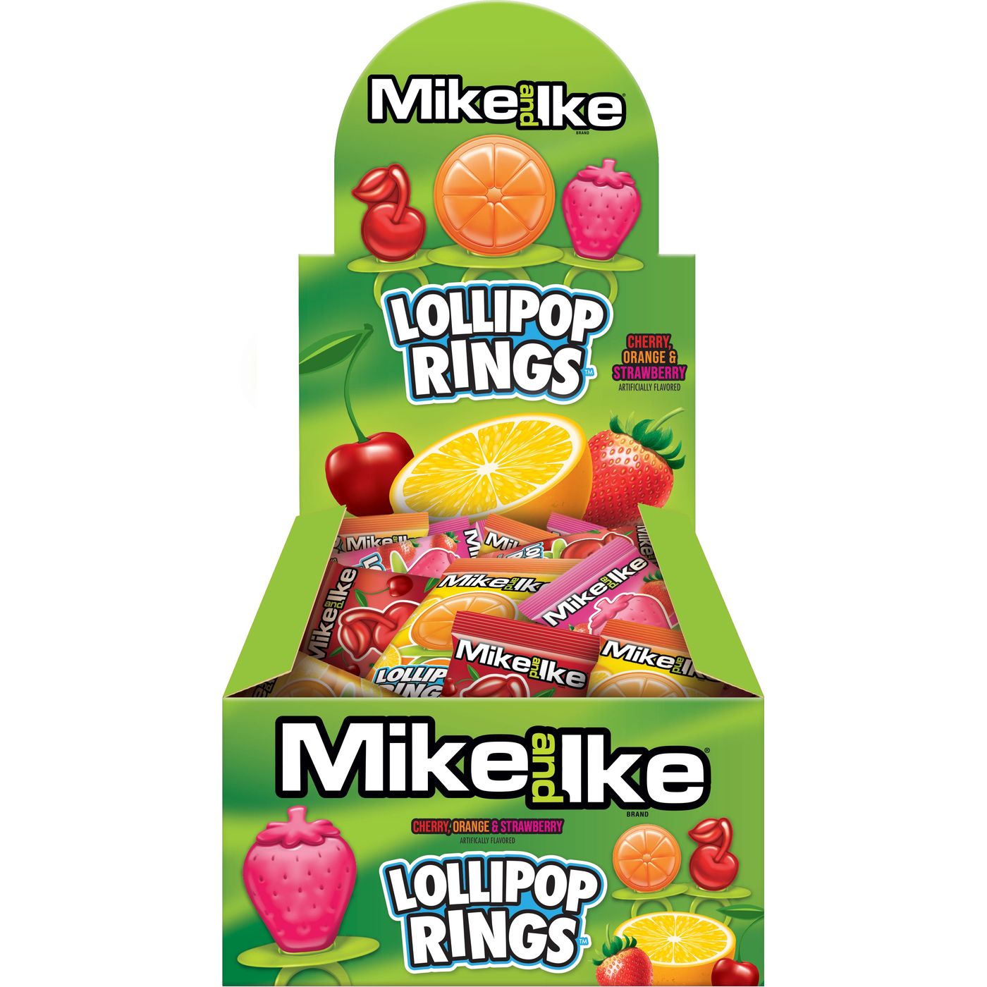 Mike & Ike Lollipop ring 12gr  (single random choice)